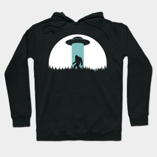 Bigfoot Ufo Abduction Hoodie